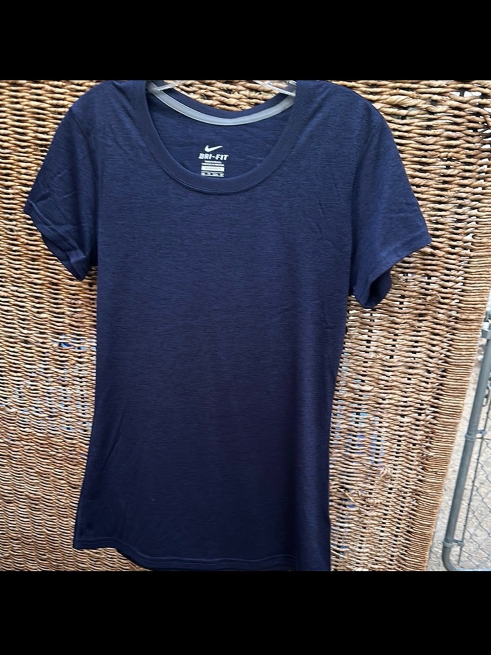 Nike Blue Fitted Short Sleeve Tee